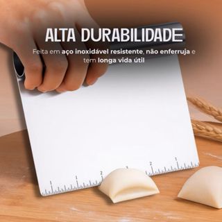 Espátula Tubular Inox 15cm/ 22cm Prática Cortador e Raspador Multiuso para Massas, Bolos e Legumes, Chapa inox em Oferta na Shopee