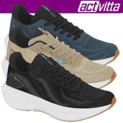 Tênis Masculino Actvitta Caminhada Esportivo Conforto Original