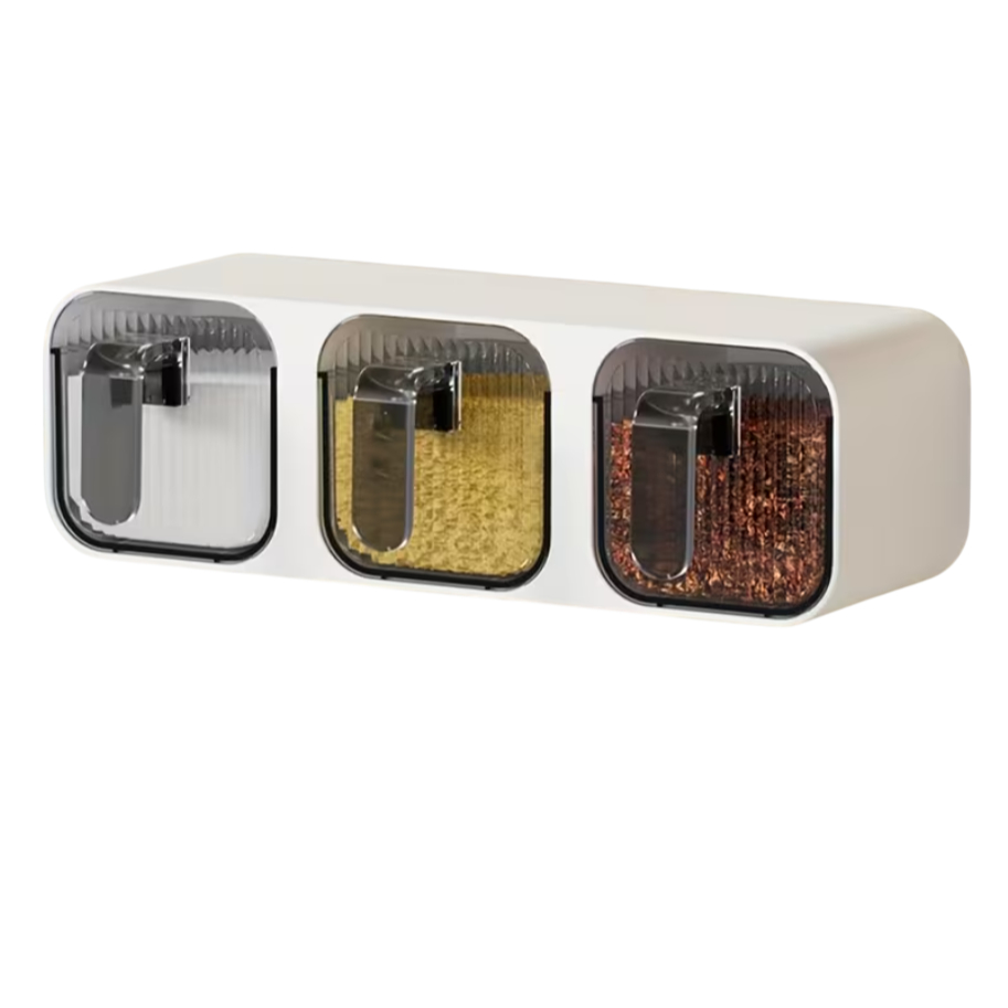 Porta Temperos De Parede Organizador Triplo Moderno Sem Furo em Oferta na Shopee
