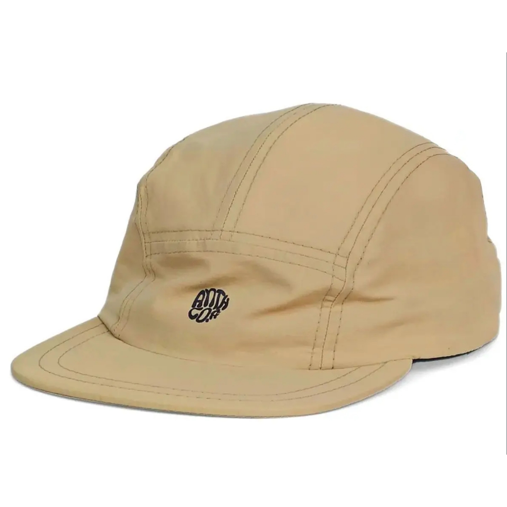 Boné Aba Reta Flexível Impermeável Five Panel Esquina Fiesta Runners Mostarda