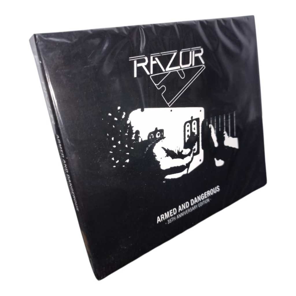 Razor ‎- Armed And Dangerous – 35th Anniversary Edition - ( CD Slipcase + Poster )