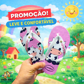 Chinelo Infantil Feminino Estampado Fofinho E Chamativo Leve Antiderrapante Verão em Oferta na Shopee
