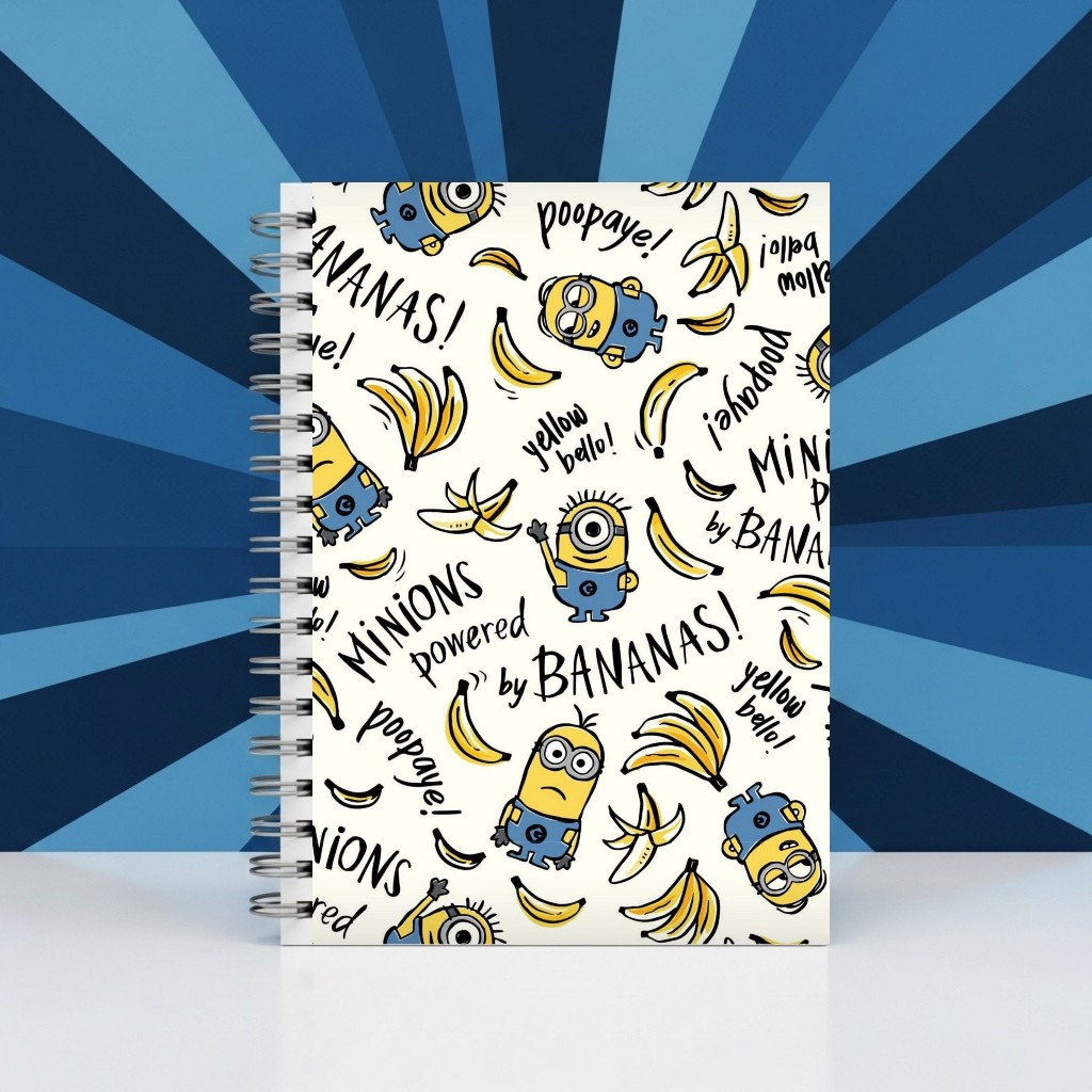 Kit 10 Adesivos Para Capa de Caderno Estampa Minions Desenho Infantil Alta Qualidade Vinil Adesivo