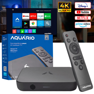 Smart Box TV Aquário STV-3000 Plus 4K Android 11 Wi-Fi HDMI RCA em Oferta na Shopee