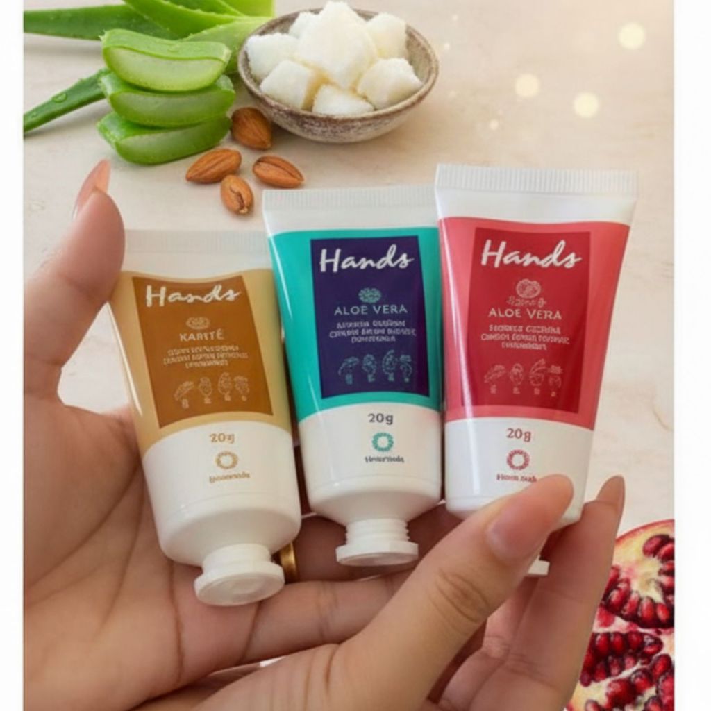 Mini Luva de Silicone Cremes Para Mãos 50g Hinode (Original)