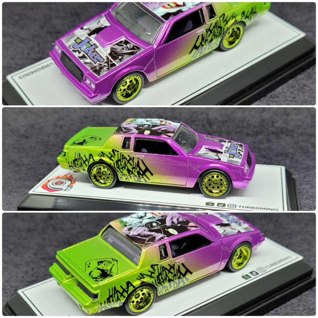 Hot Wheels '87 Buick Grand National GNX - The Joker - Custom 1:64