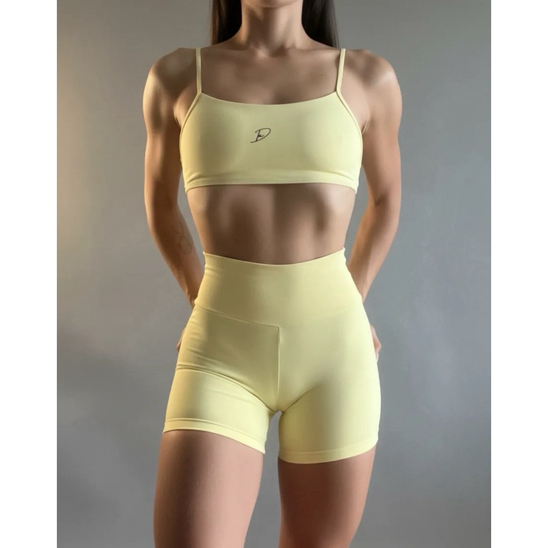 Conjunto Fitness Poliamida Diasp Roupa Academia Blackout Virginia em Oferta na Shopee