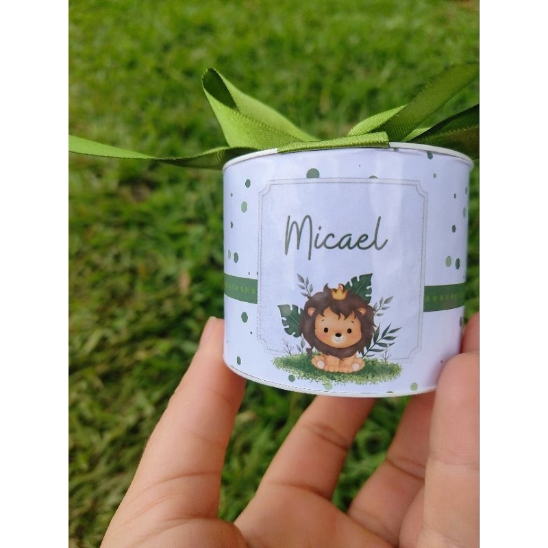Tubolata Personalizada 5x6 cm • Lembrancinha Festa Infantil • Aniversário • Chá de Bebê • Brinde Personalizado