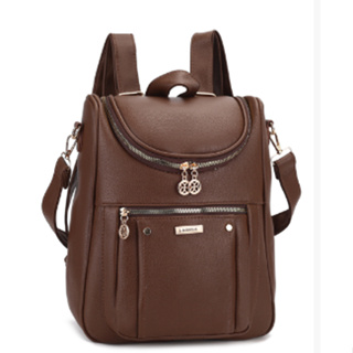 Mochila Bolsa Feminina Casual Escolar Trabalho Viagem Couro Sintéticos em Oferta na Shopee