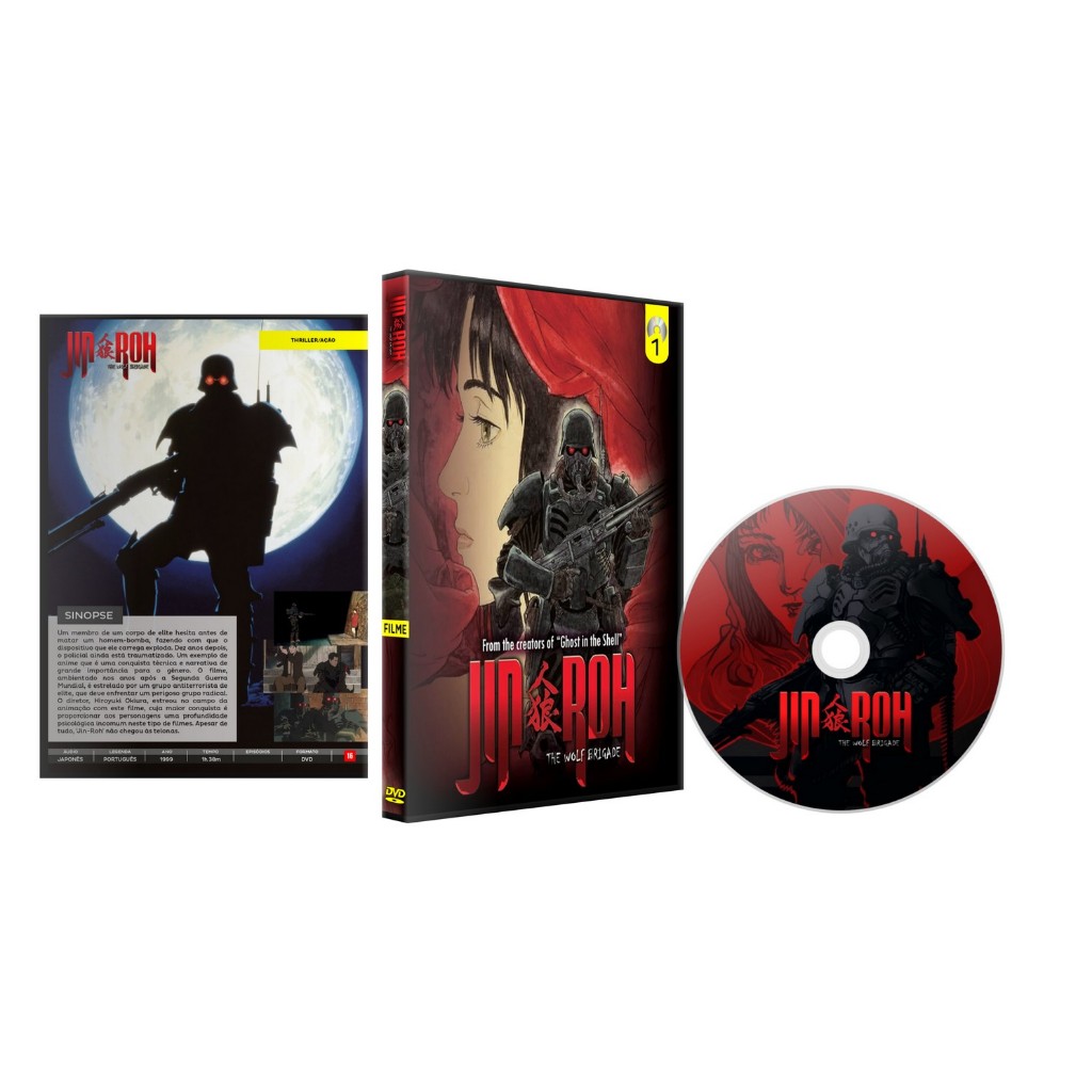 Dvd Jin-roh: A Brigada Dos Lobos (1999)
