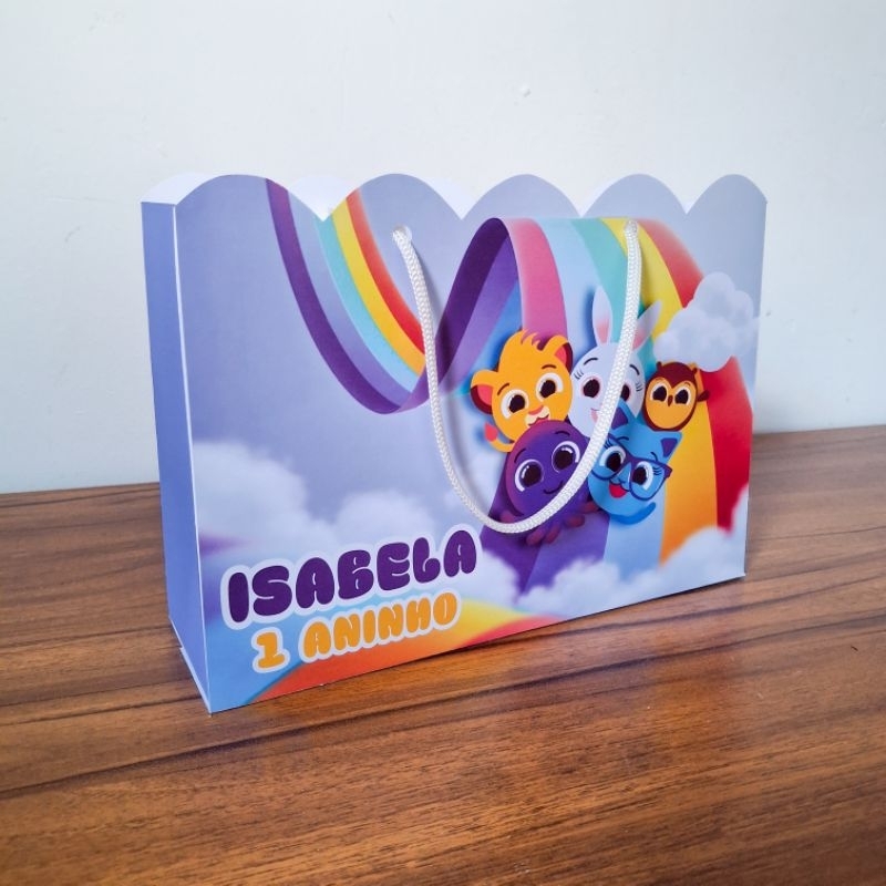 Sacolinha BOLOFOFOS Personalizado | Sacolinha | Lembrancinha | Mimos | Aniversário PEGUE E MONTE