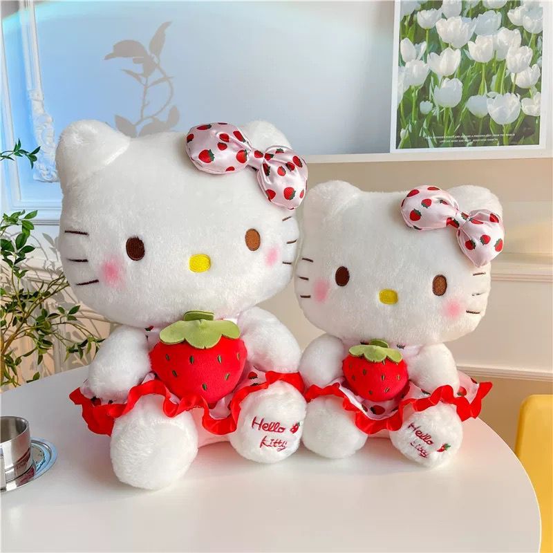 30cm /50cm Pelúcia Hello Kitty Kt - Maciez Design Kawaii e Unissex