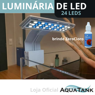 PROMOÇÃO: Luminária LED 6W Aquaverso - Iluminação TOP p/ Aquário Plantado e Beteira (Envio Já!) em Oferta na Shopee