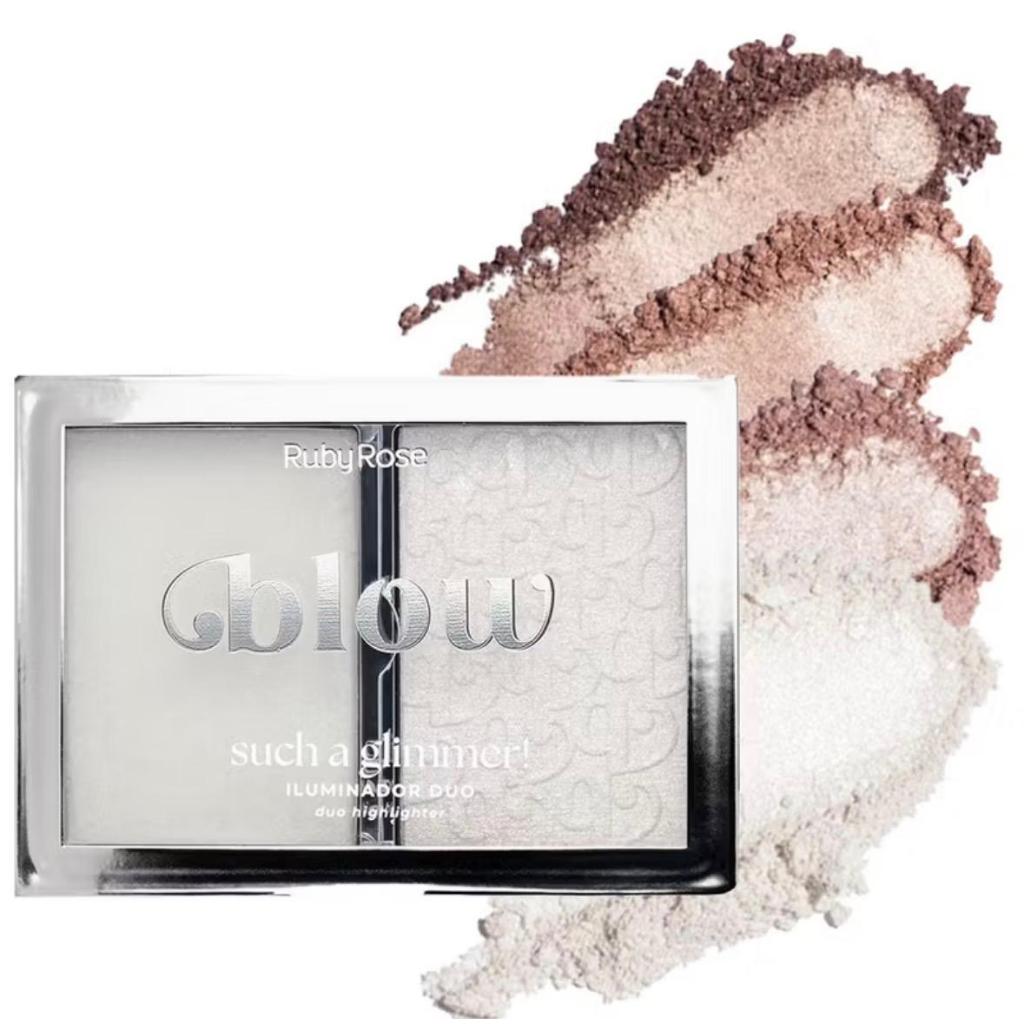 Iluminador Duo Such A Glimmer! - Blow - Ruby Rose em Oferta na Shopee