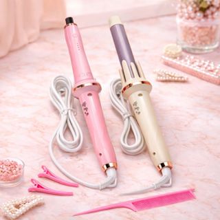 Modelador de Cachos Automático Giratório Elétrico em Cerâmica Bivolt Babyliss Ondulador de Cachos em Oferta na Shopee