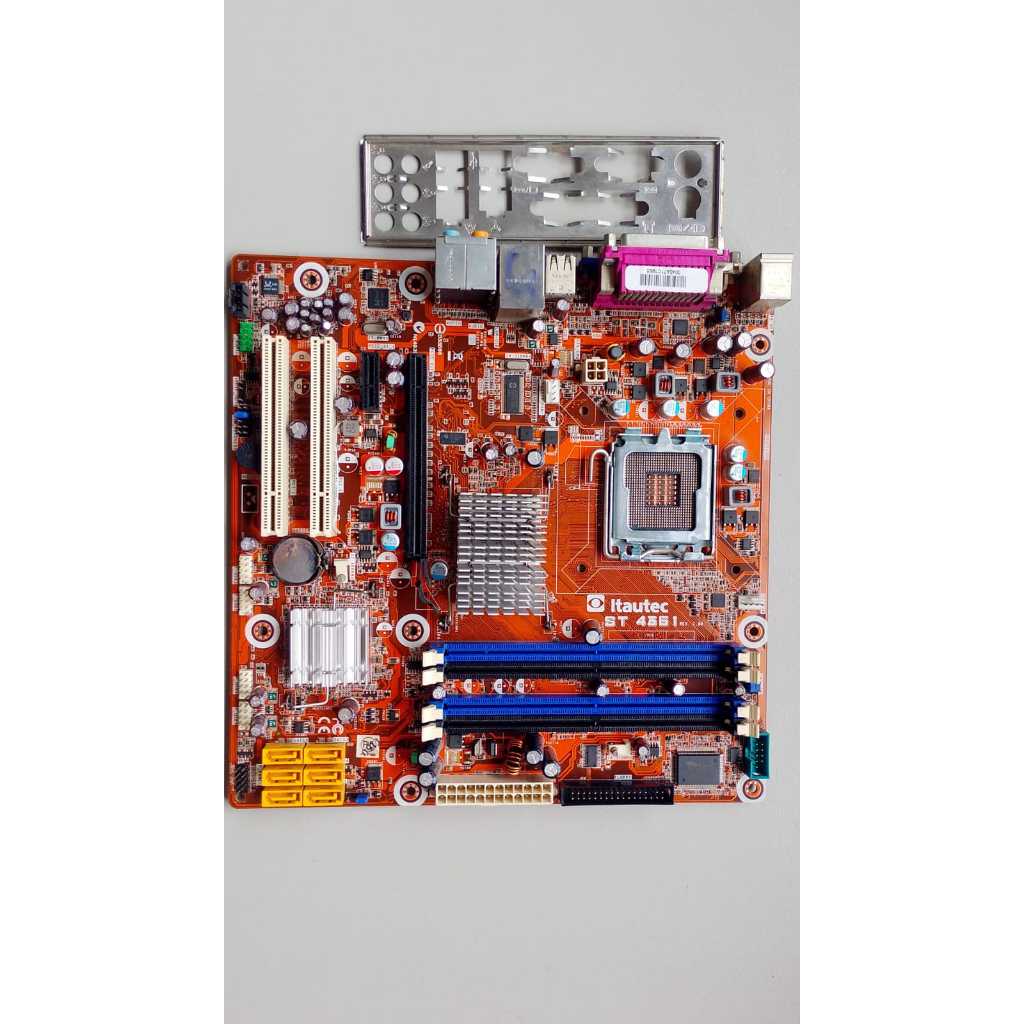 Placa Mãe 775 Ddr2 Itautec St-4361 Com Espelho C/ Nfe