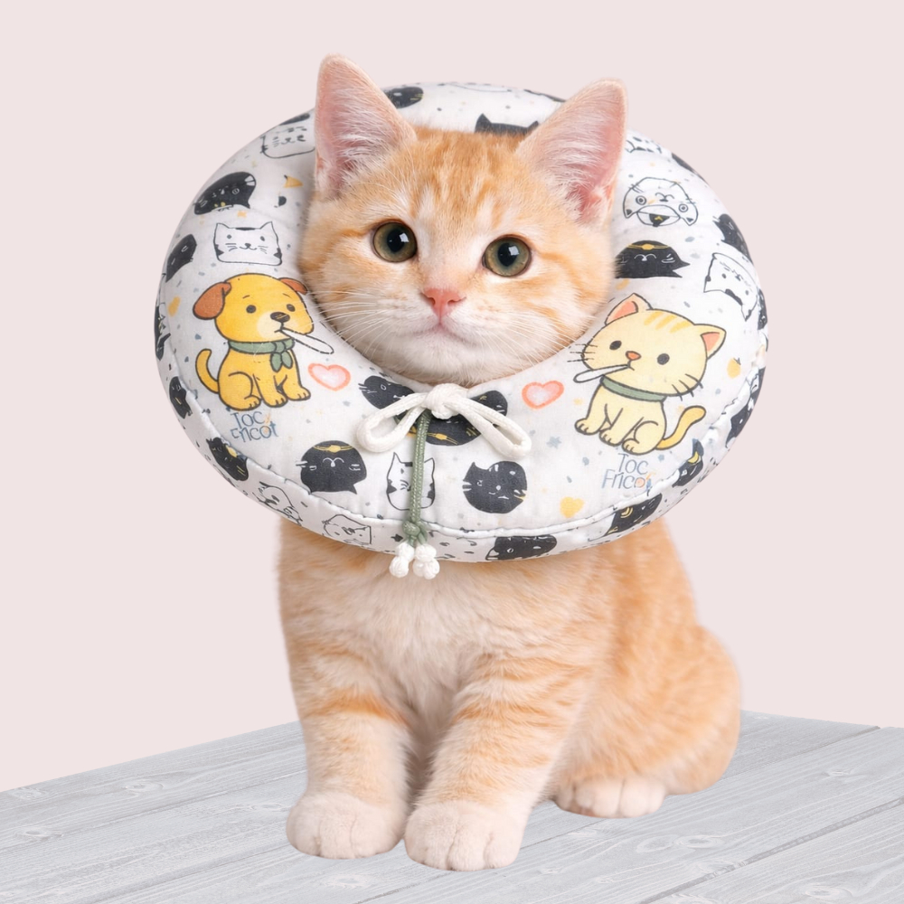 Colar Elizabetano Pós cirúrgico em Tecido Linha Premium em 4 tamanhos - P ,M, G e GG