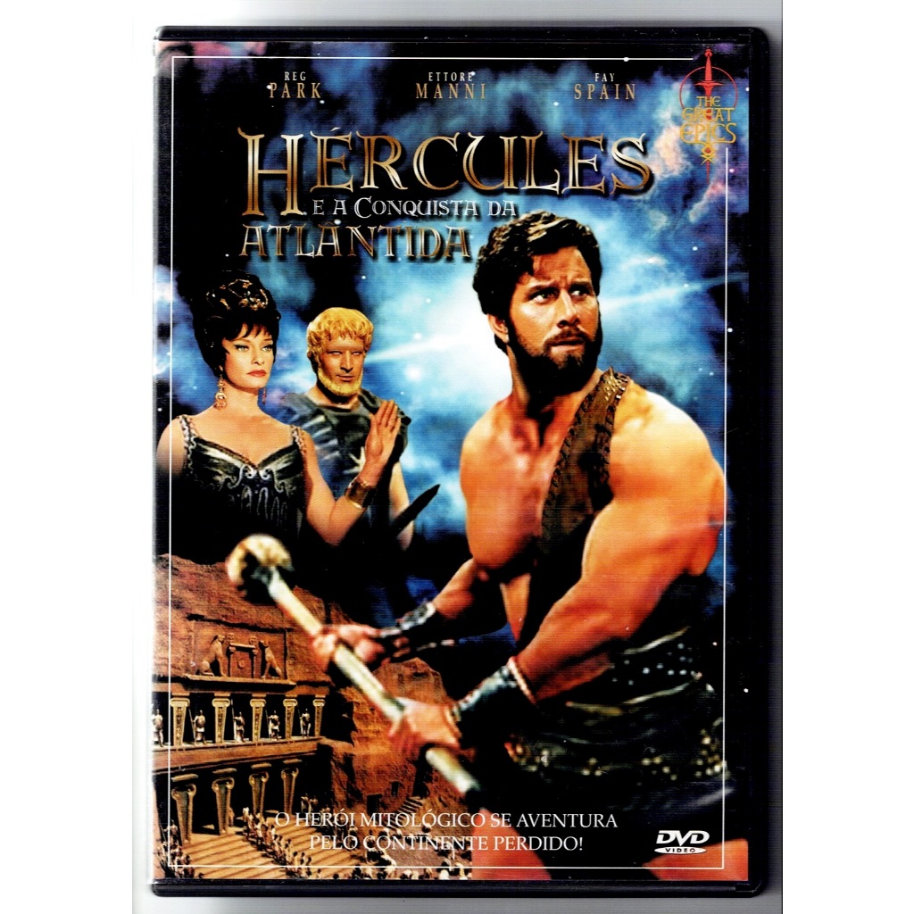 Dvd - Hércules E A Conquista Da Atlântida - 1961 - Original