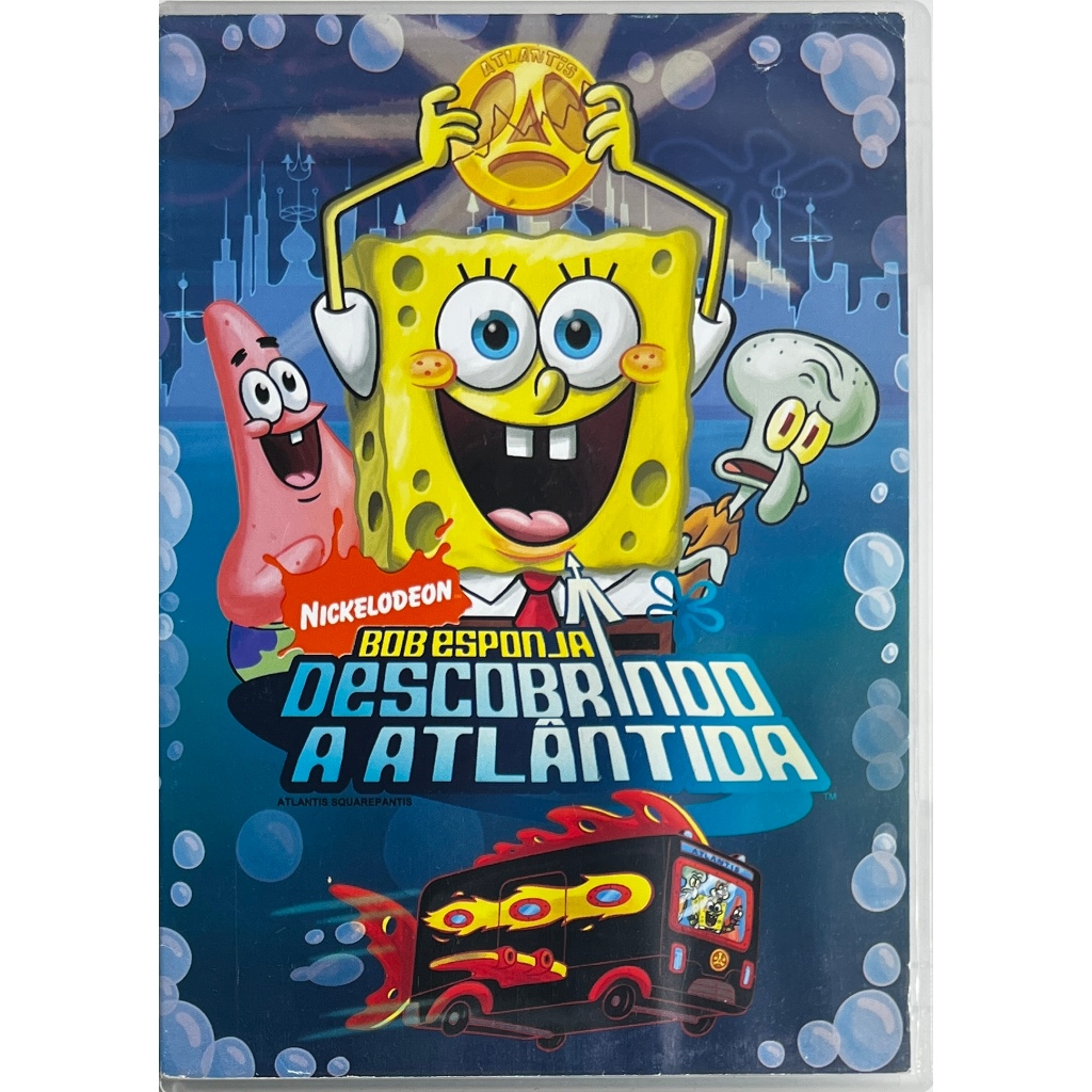 DVD - Bob Esponja Descobrindo A Atlantida - Original