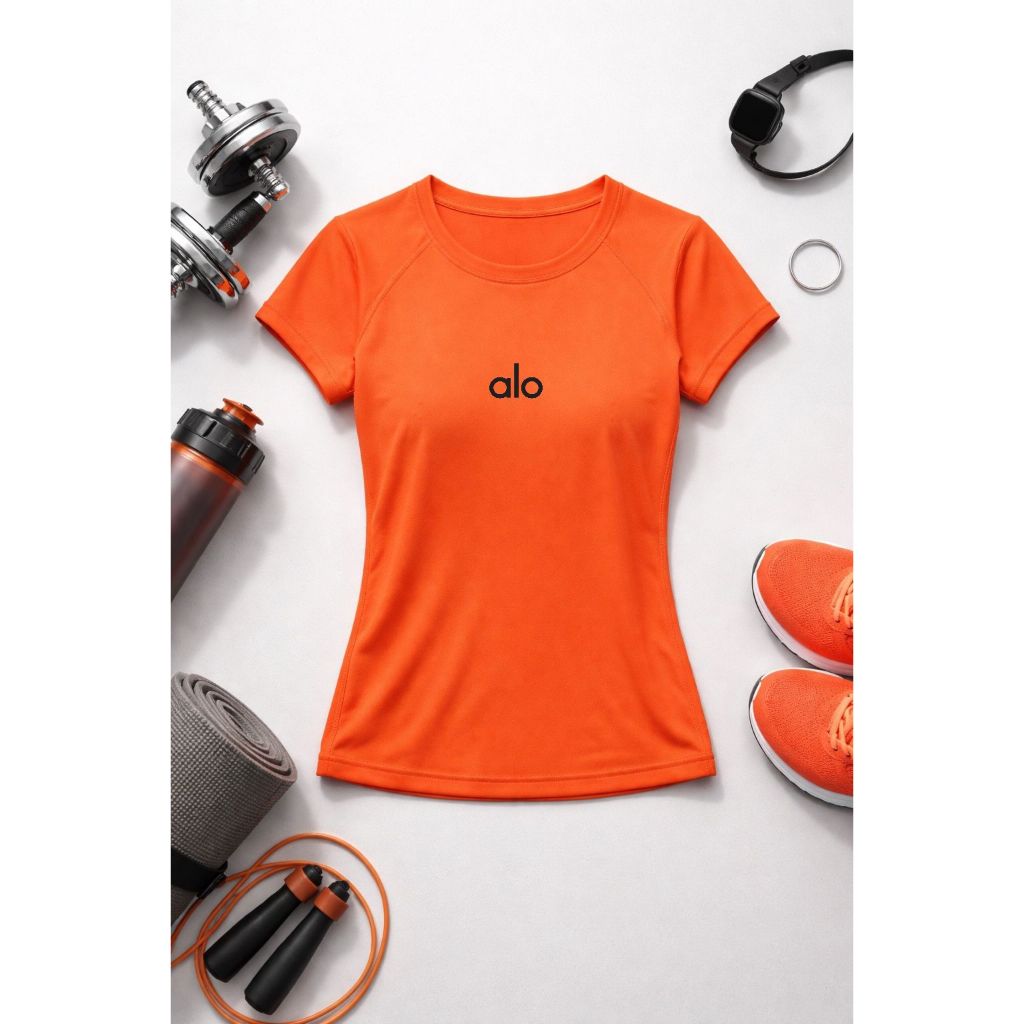 Kit com 2 Unidades Blusa Baby Look Feminina Tecidos Dry Fit de Academia Treinos em Oferta na Shopee