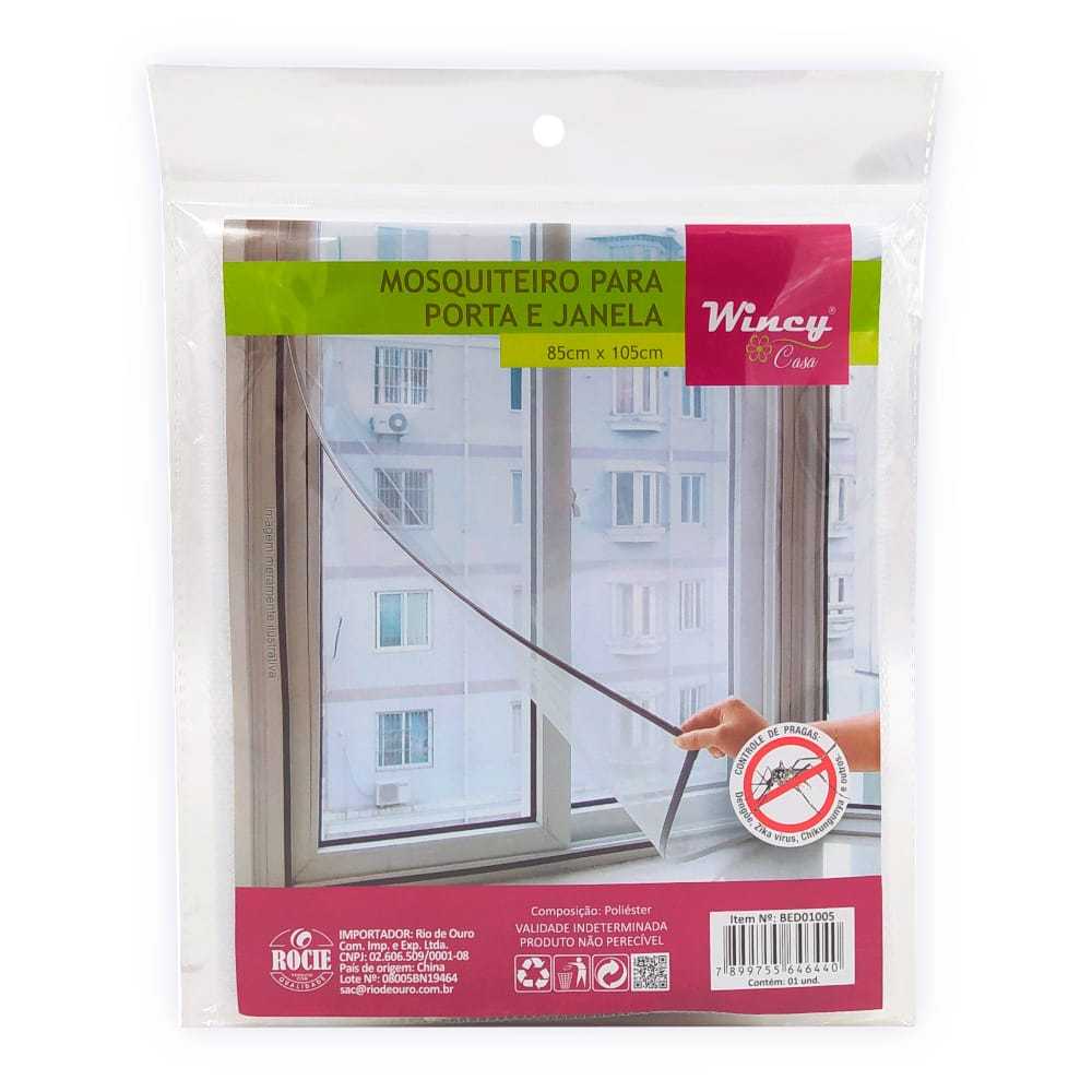 Tela Mosquiteiro Para Janela Com Velcro Removível, Anti Inseto, Autocolante