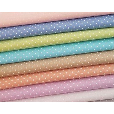 Tecido Tricoline Poá Bolinhas 100% Algodão