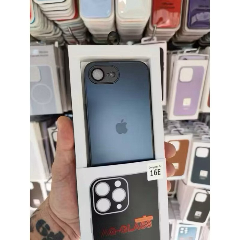 Capa Case Glass Luxo Premium Fosca Cromada Para iPhone 16e LANCAMENTO em Oferta na Shopee