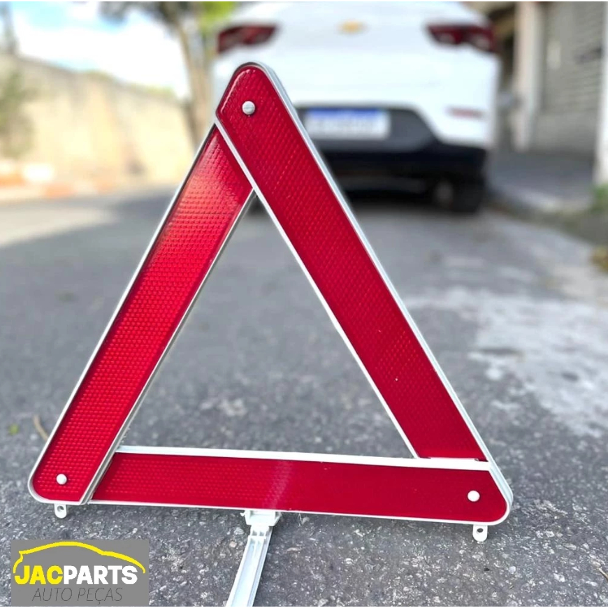 Triangulo Para Carro - Sinalização De Segurança em Oferta na Shopee