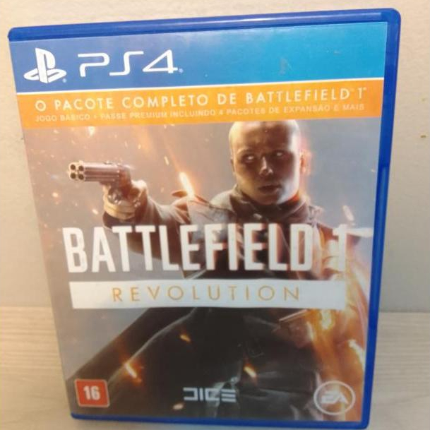 Jogo Battlefield 1 Revolution Ps4 Mídia Física
