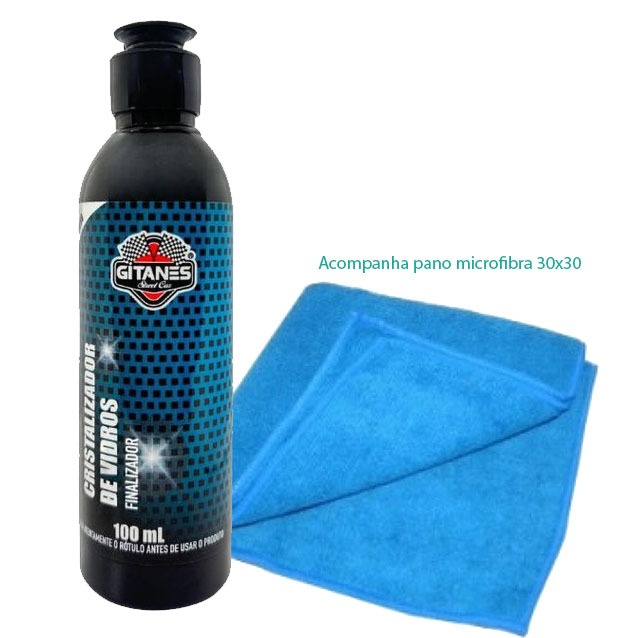 Cristalizador de Vidros Uso Domestico e Automotivo 100ml