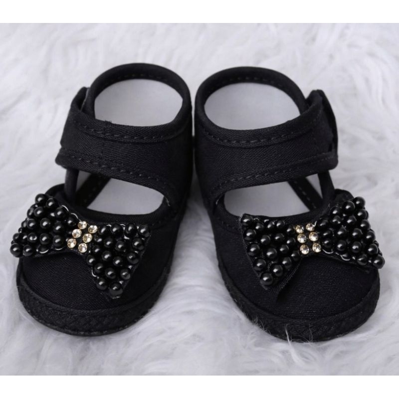 sapatinho para bebê preto com laço, sapato para bebê menina, sapatinho com laço, sapatinho para saída maternidade