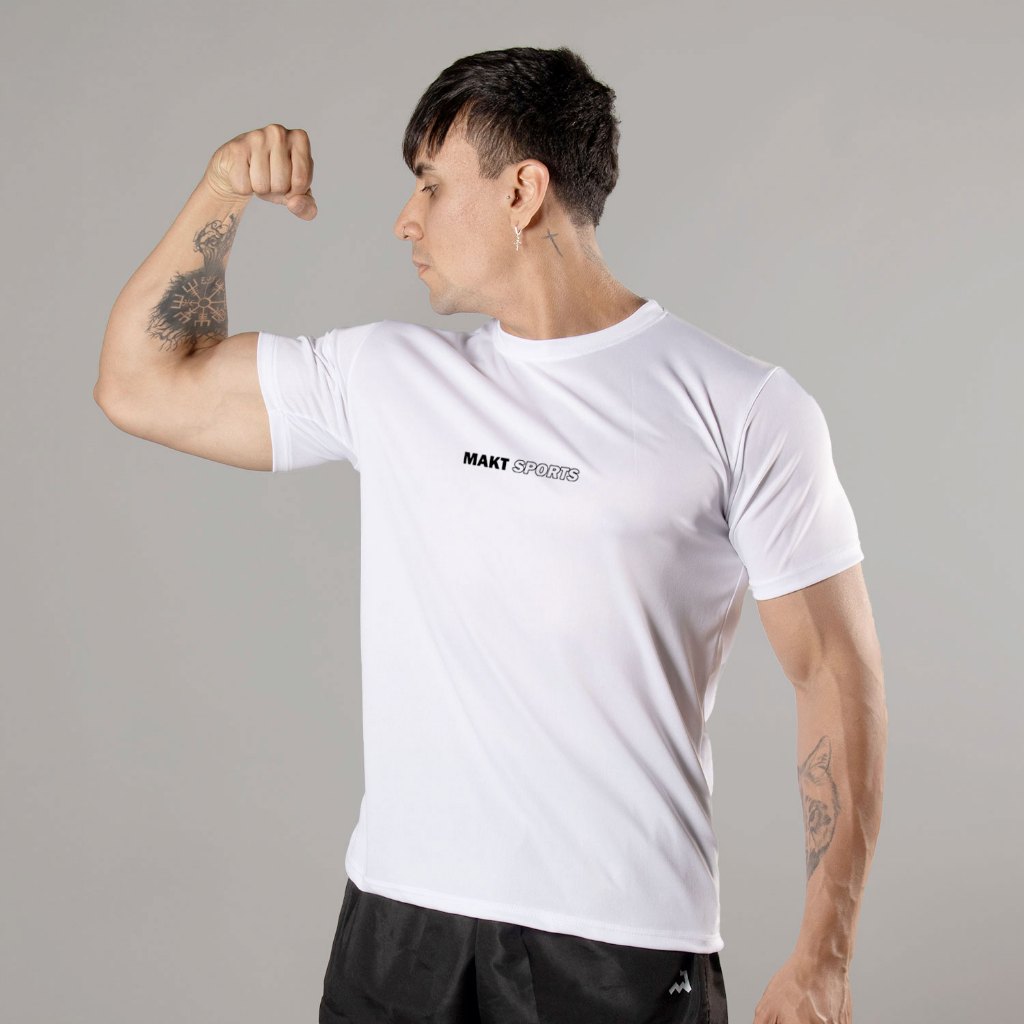Camiseta Dry Fit Masculina Manga Curta Fitness Pra Treino Academia e Corrida Drifit Anti Suor