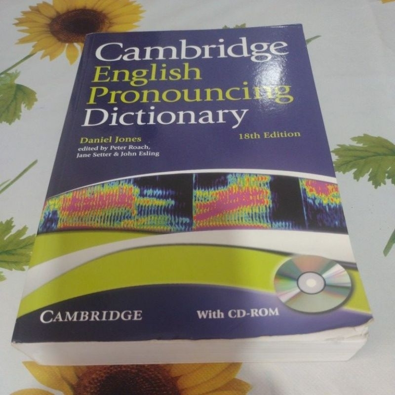 Cambridge  English Pronoucing Dictionary -Daniel Jones