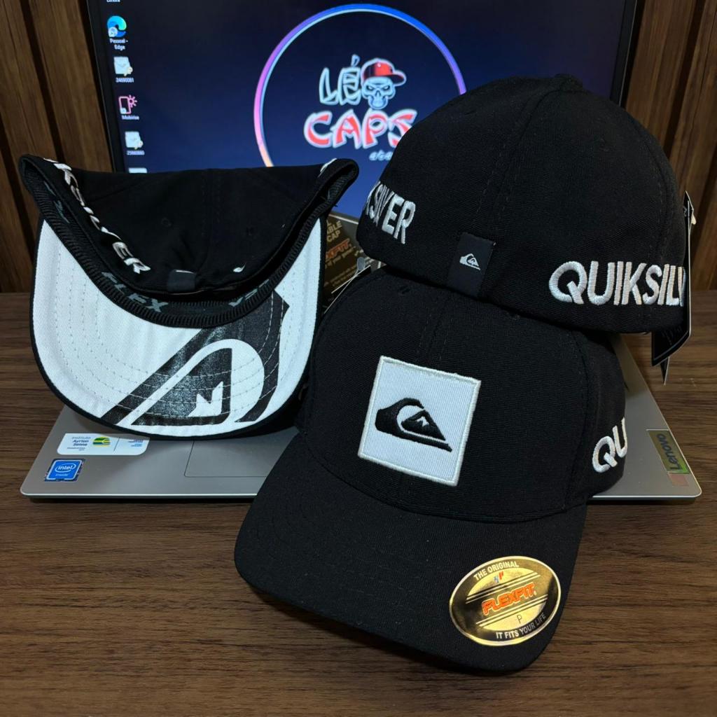 Boné Quiksilver Flex Fit Juvenil - Tamanho (P) em Oferta na Shopee