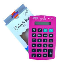 Calculadora Neon 8 dígitos BRW Tecla Emborrachada