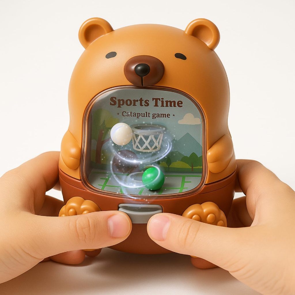 Mini Game Infantil Interativo Portátil | Capivara Basquete ou Pintinho Gol | Brinquedo Ed…