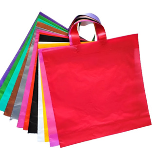 1kg Sacolas Plásticas - 27x40 / 30X45 / 40X50 / 45X55 - Alça Fita - Loja em Oferta na Shopee