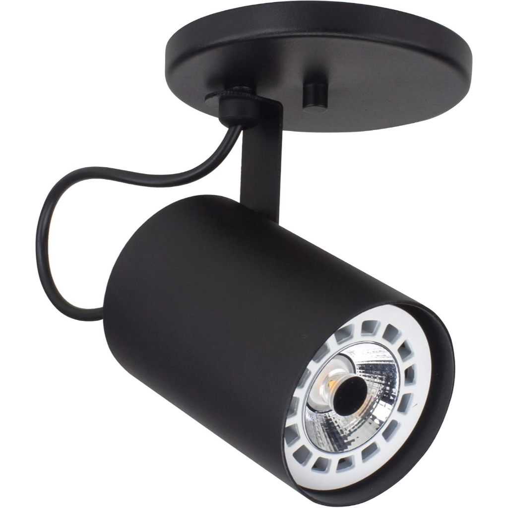 Spot New Line Spot Lisse Ii Com Canopla 110v Preto Pequeno