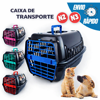 Caixa Premium Pet para Cachorro e Gato N2/N3 | Transporte Seguro e Reforçado em Oferta na Shopee