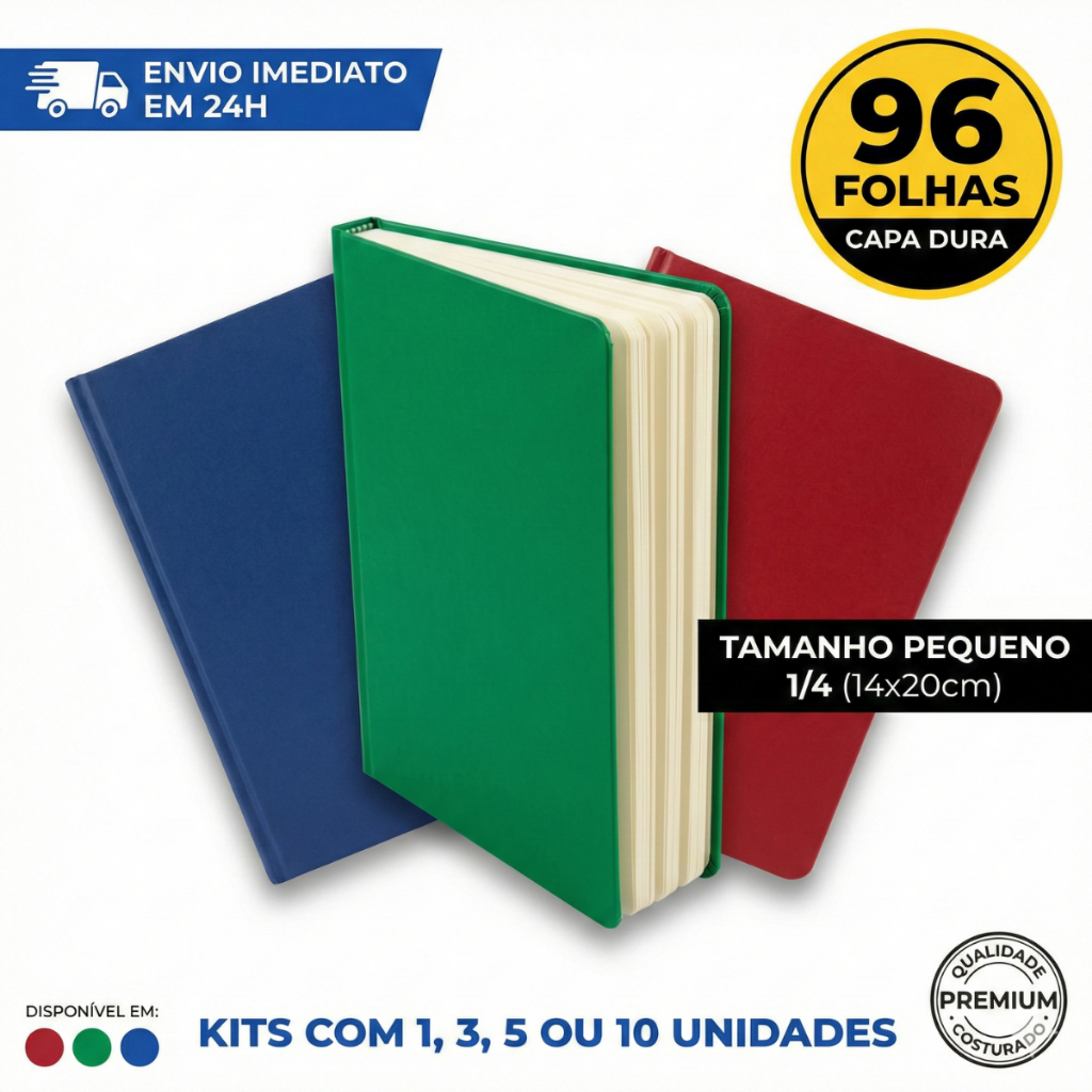 Caderno Brochura Pequeno 14 Capa Dura 96 Folhas Kit Volta Às Aulas Escola Atacado em Oferta na Shopee