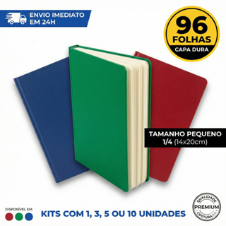 Caderno Brochura Pequeno 14 Capa Dura 96 Folhas Kit Volta Às Aulas Escola Atacado em Oferta na Shopee