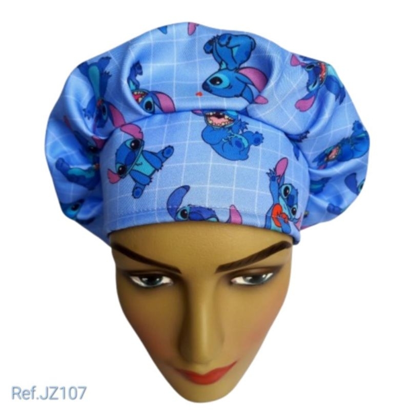 Touca Gorro Elástico Gabardine Cirúrgica Odonto Enfermagem Estética Pet Personagens