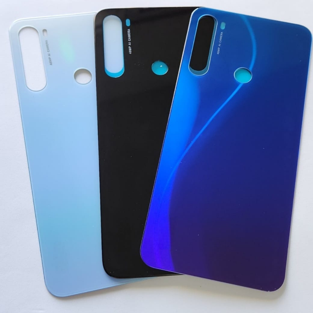Tampa Traseira Vidro Compatível Com Xiaomi Redmi Note 8 Completa Com Fita Autocolante
