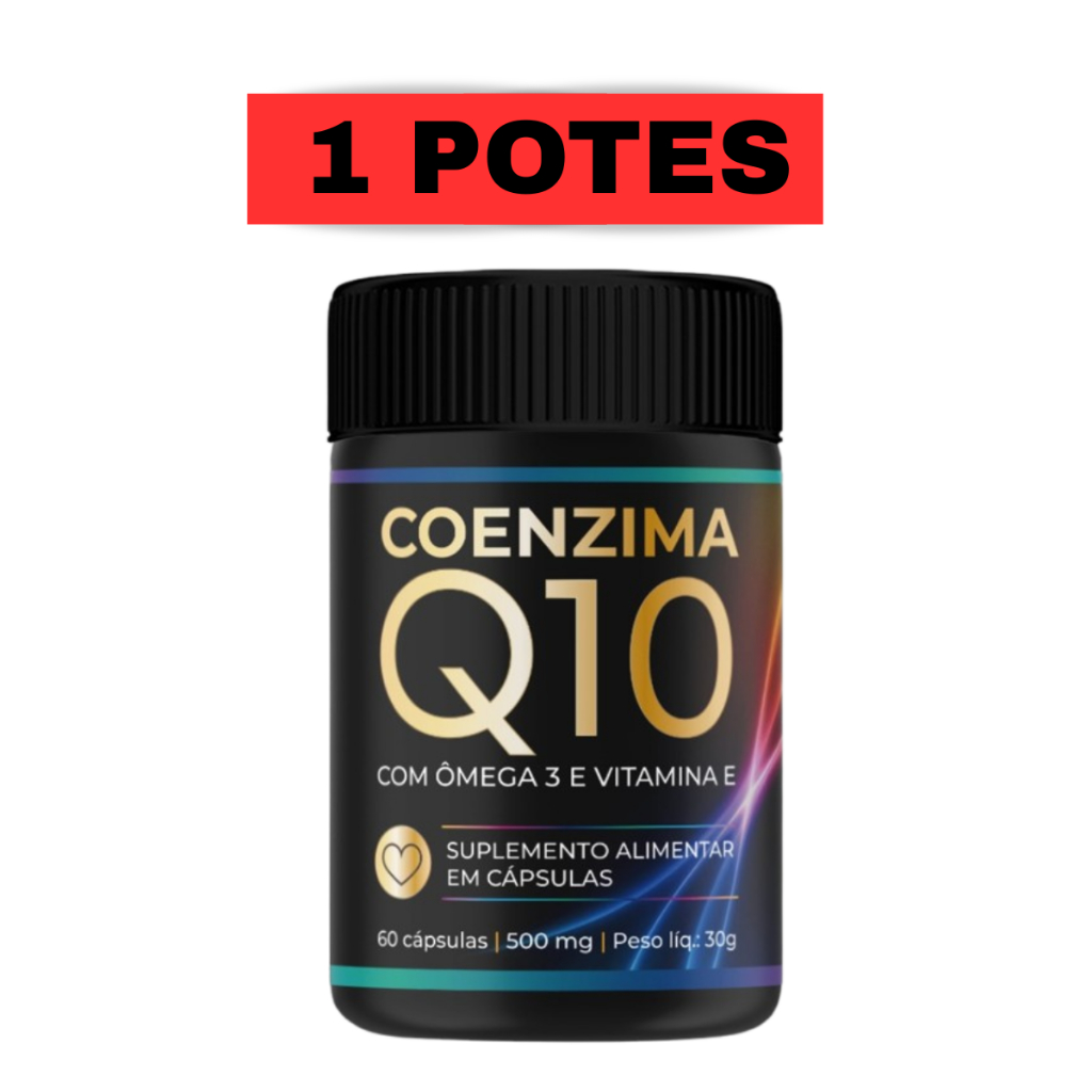 Coenzima Q10 C/Vit B2 e vitamina E Ômega 60 cáps Mega