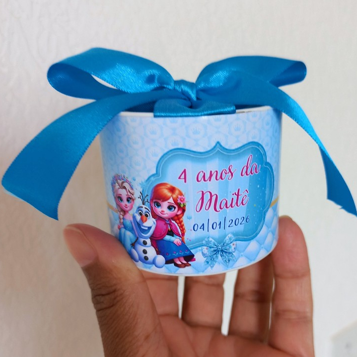 kit Tubolata Personalizada 5x6 Frozen Lembrancinhas para Festa de Aniversário,Mêsversário, FESTA FROZEN vários temas