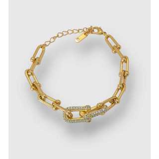 Pulseira / Colar Feminina Corrente Elo em Aço Inoxidável – Moderna e Resistente em Oferta na Shopee