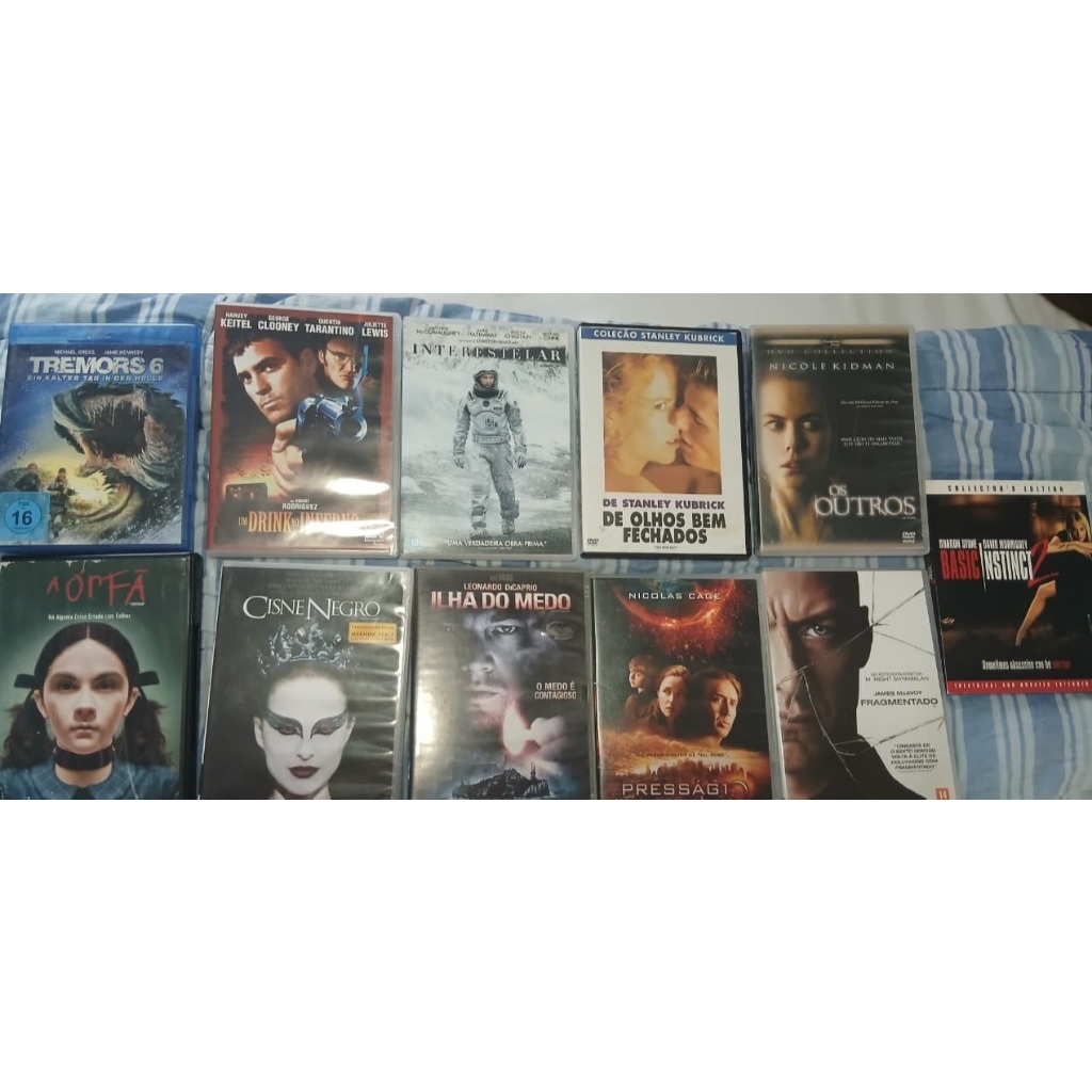Filmes DVD ORIGINAIS Vidro Fragmentado Interestelar Um Lugar Silencioso Meninas Malvadas Secretária