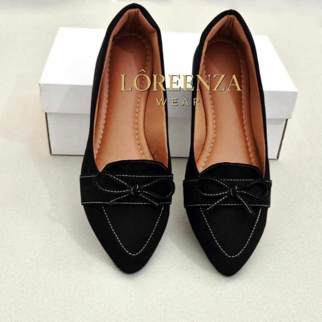 Sapatilha Mocassim Nobuck Preta / Marrom Confortavel Elegante Estilosa Classica Social Casual