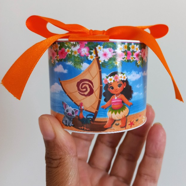Kit Tubolata Personalizada 5x6 cm TEMA MOANA Lembrancinha para Festa de Aniversário,Mêsversário,FESTA MOANA vários temas