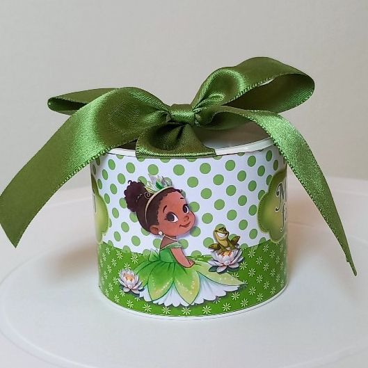 kit Tubolata Personalizada 5x6 Tiana Princesa e o Sapo - Lembrancinha para Festa de Aniversário/Mêsversário VÁRIOS TEMAS
